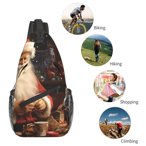 Bolso cruzado pequeño tipo sling para hiking unisex miniatura 6