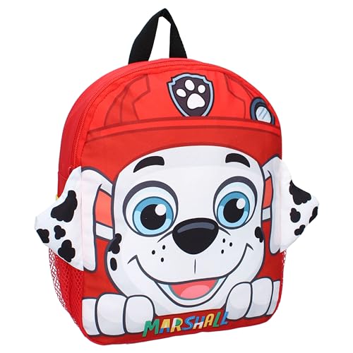 Mochila Paw Patrol Go Team!, rojo, 31x25x10 cm