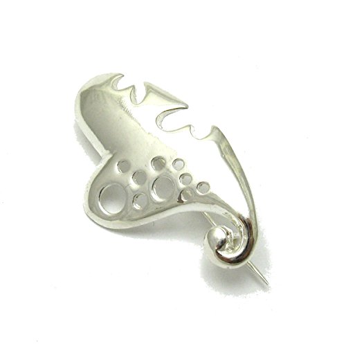 Broche en argent massif 925 Cœur A000087 d'exception