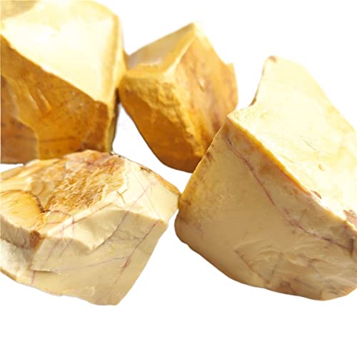 FRYSKY Jade de pedra amarela nas montanhas Qinling de jade âmbar cinzento para fazer jóias espécimes de jade creme dourado