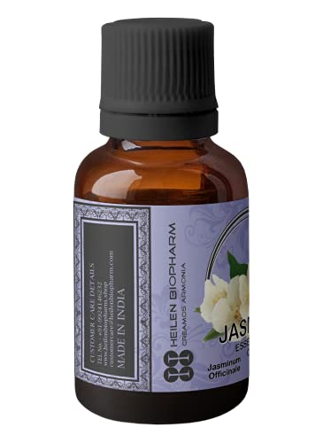 Image of Heilen Biopharm Jasmine Essential Oil - 15 mL Bottle Pack of 1, For Skin & Aromatheraphy