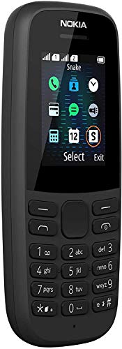 Nokia 105 Dual SIM noir pour seniors et chantiers modèle TA-1174