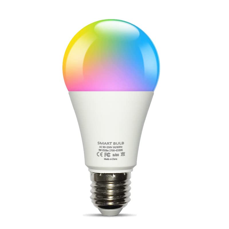 Fengyan Żarówki Domowe 10 sztuk/partia AC85-265V WiFi Inteligentna żarówka Sterowanie głosowe RGBCW Ściemniania E27 10 W/12 W/15 W/18 W Inteligentne Życie Żarówka ( Kolor : WIFI RGB+CW+WW , Rozmiar :