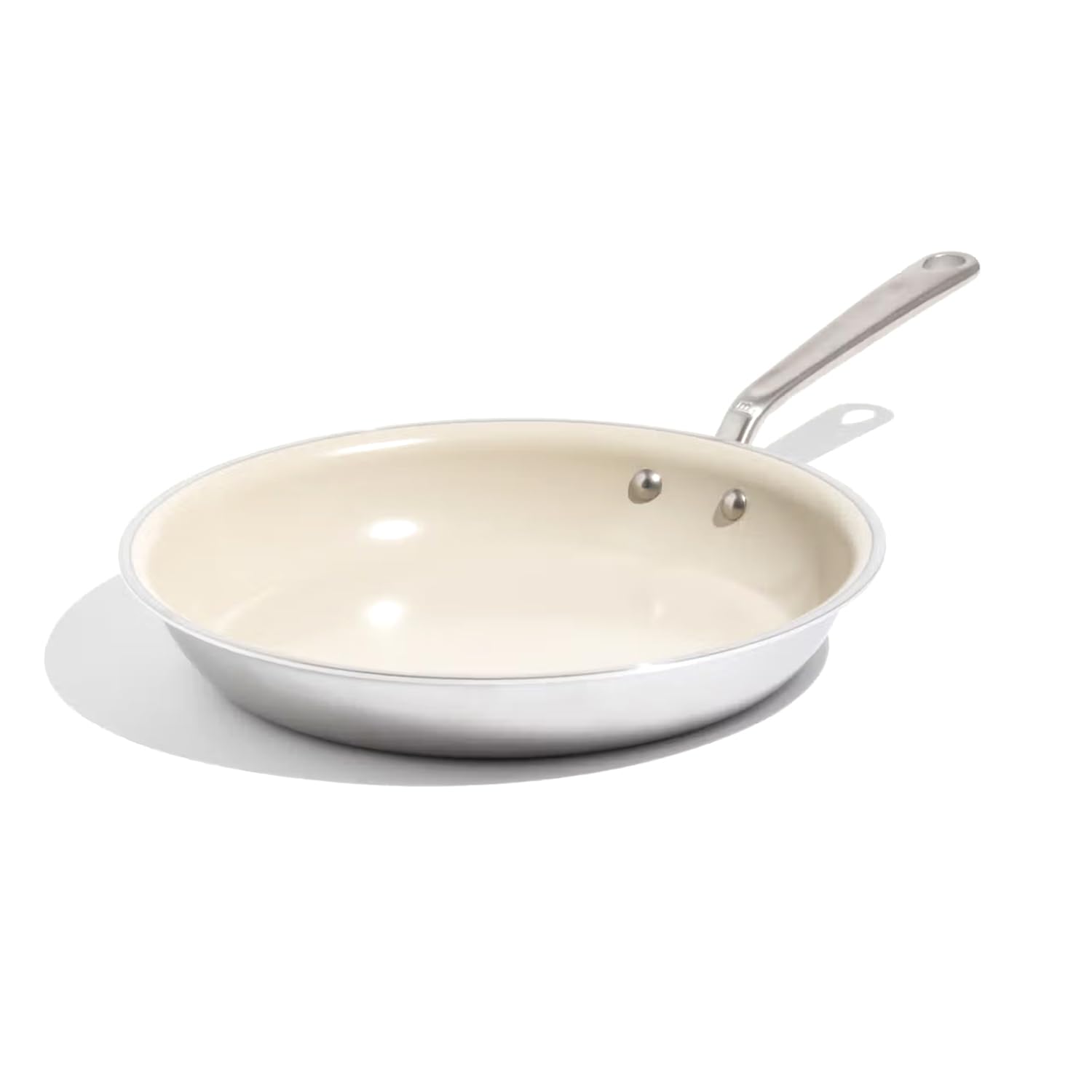Cookware - 12" CeramiClad 2.0 Non Stick Frying Pan (Stainless Handle) - 5-Ply Stainless C…