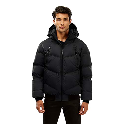 Triple F.A.T. Goose Men's Quilted 'Reizen' Down Jacket, Navy (3XL), Windproof, Water-Resistant2