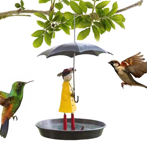 Estación de alimentación para pájaros de exterior - Distribuidor de semillas colgantes, comederos para pájaros de jardín | Porta semillas suspendido para colgante para animales salvajes