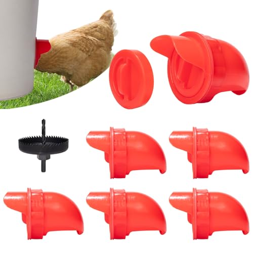 TXZWJZ Automatic Chicken Feeders Port DIY Rain Proof Poultry No