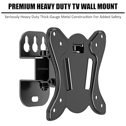 Image of Caprigo Heavy Duty TV Wall Mount Stand for 12 to 27 inches LED /LCD /Monitor Screen's, Full Motion Universal TV & Monitor Wall Mounting Bracket with Swivel & Tilt Adjustments (M414)