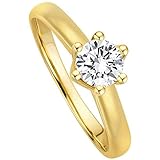 diamant zertifikat verloren Made in Germany Juwelier Gelber Diamant Ring Filigrane Fassung 0.50ct Brillant Schliff Lupenrein 585 14 Kt Gold GIA Zertifikat (52 (16.6))