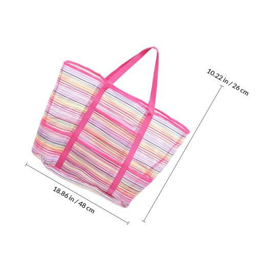 Bolsas de malla para juguetes de playa Housoutil ligeras y duraderas pack de 2 unidades 3