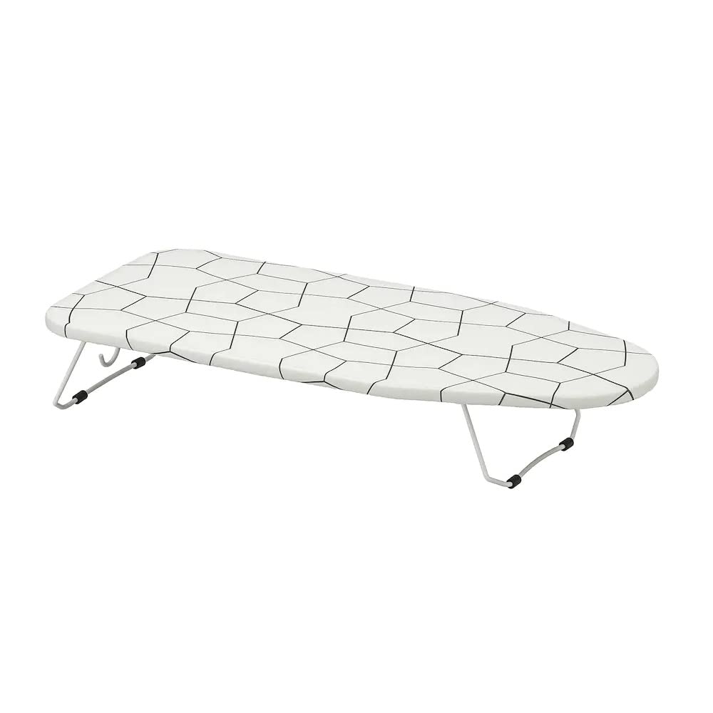 I-K-E-A JALL Portable Table Top Ironing Board with Folding Legs, Extra Wide Countertop Stable & Durable for Sewing, Craft Room, Household, Dorm White