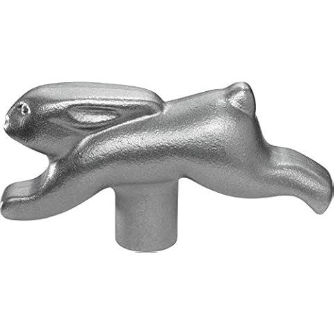 STAUB 40510-661-0 Rabbit Lid Knob, Stainless Steel, Silber, 9 x 6 x 3.2 cm Cover