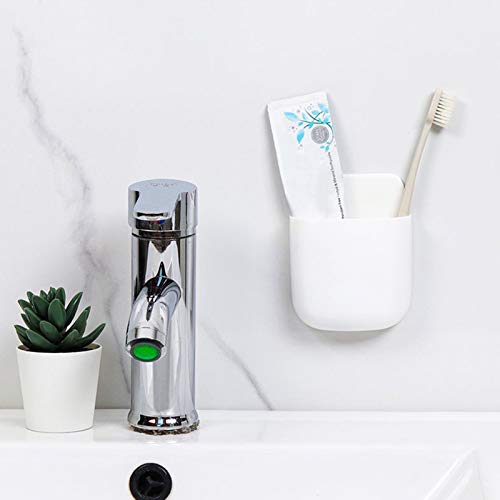 QINREN Wall-mounted Remote Control Storage Box, 3pcs Self-adhesive Mounted Sundries Organizer Hanging Container Phone Charging Rack Holder for Storing Remote Control, Cell Phone, Pen, Key (White) - Cosy Home Interiors QINREN Wall-mounted Remote Control Storage Box, 3pcs Self-adhesive Mounted Sundries Organizer Hanging Container Phone Charging Rack Holder for Storing Remote Control, Cell Phone, Pen, Key (White) - Image 5