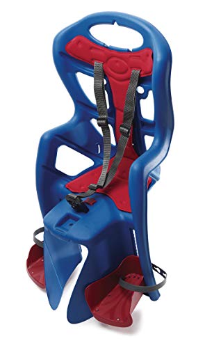 Siège arrière de vélo PEPE Bellelli bleu pour porte-bagages jusqu'à 22 kg