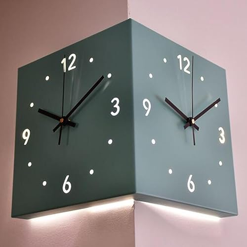 Horloge silencieuse à capteur de lumière et double face numérique pour un sommeil serein