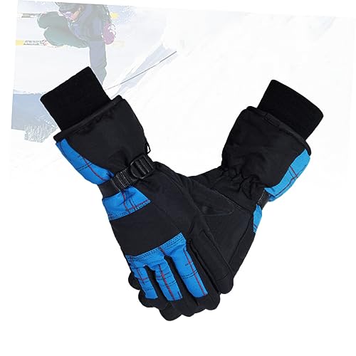 Amosfun Luvas De Esqui Luvas De Escalada Luvas De Pulso Com Fivela Luvas Antiderrapantes Luvas De Pe