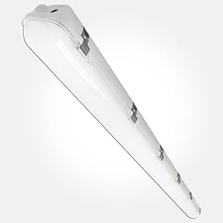 LEDBRITE Anti Corrosive 5FT 58W 125Lm/W Batten IP65 Rated Waterproof Polycarbonate Indoor & Outdoor Vapour Proof LED Ceiling Strip Light
