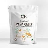 MB Herbals Papaya Powder | Spray Dried Ripe Papaya Fruit Powder 227 Gram (8 oz / Half Pound) | Mix...