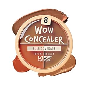 Professional WOW Concealer, Lightweight & Long Lasting, 2 Concealer & 1 Corrector from Tattoo, Scar to Dark Circle Cover, High Coverage for Full Body & Face Makeup