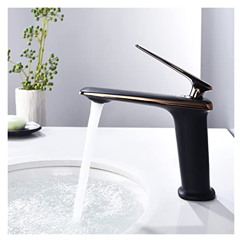 Basin robinet à eau vert clair avec mitigeur à levier unique en laiton moderne - 5