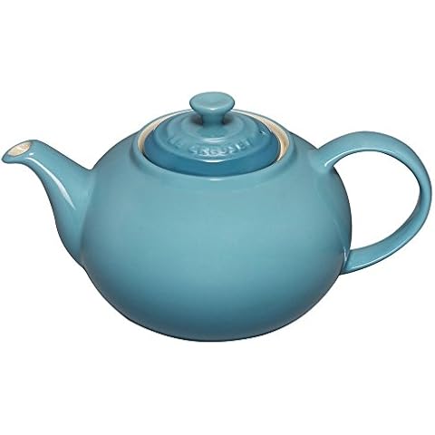 Le Creuset Teal Enamelled Stoneware Teapot Cover