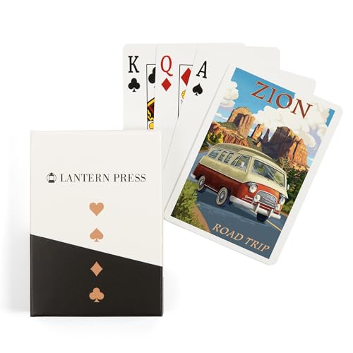 Lantern Press Zion, Camper Van, 52 Cartas Poker