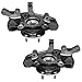 Detroit Axle - Front 6pc Suspension Kit for 12-17 Jeep Compass, 11-17 Patriot, Steering Knuckles and Wheel Bearing Hubs Struts & Coil Spring Sway Bars 2011 2012 2013 2014 2015 2016 2017 Replacement