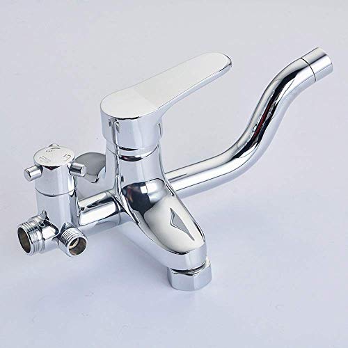 Robinet de douche en cuivre avec colonne réglable et mitigeur chic