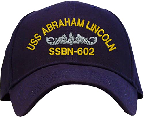 Gorra bordada USS Abraham Lincoln SSBN-602 miniatura 1