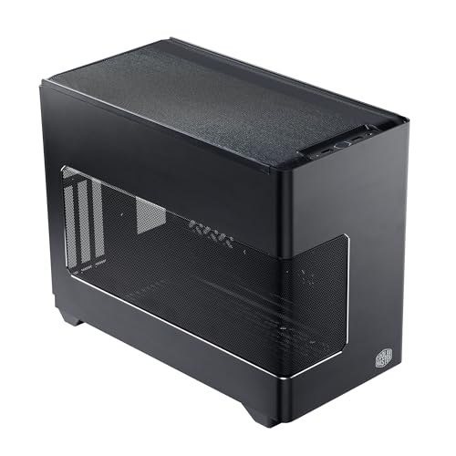 Image of Cooler Master NR200P V3 Mini-ITX PC Case - Top-Mount 280mm Radiator Support, Vertical GPU Mount with Mesh Side Panel & Removable Backplate, PCIe 5.0 Riser Cable Included, Fits 130mm SFX PSUs