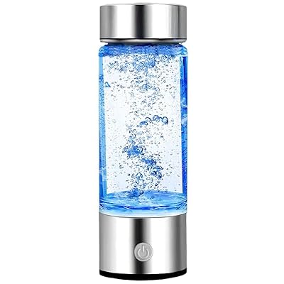 Hydrogen Water Bottle Generator 2025, Portable 16oz/470 ml Hydrogen Water Machine, SPE/PEM Technology Hydrogenated Water Bottle, Rechargeable Hydrogen Bottle for Sports Home Travel