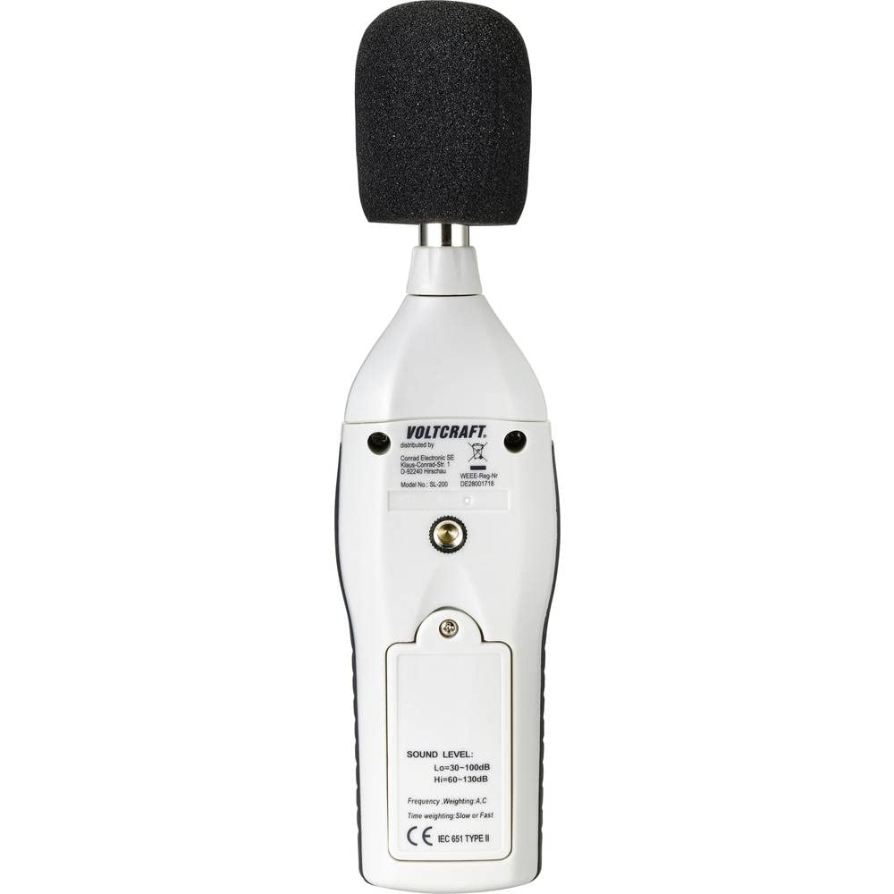 VOLTCRAFT Schallpegel-Messgerät SL-200 30-130 dB 31.5 Hz - 8 kHz