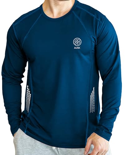 Image of AUSK Men Polyester Tshirt || Mens Full Sleeve Sports Regular Fit T-Shirt