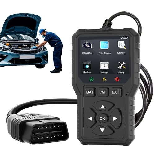 Hojalis Dispositivo de Diagnóstico OBD2, Universal Diagnóstico De Coche, Maquina De Diagnosis Coche, Diagnostico Coche, 10 Idiomas para Después De 2000 Todos Los Vehículos, Lector De Código De Error