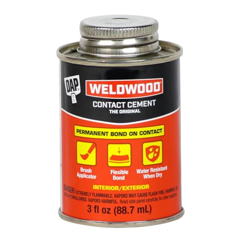DAP Weldwood Original Contact Cement, Tan, 3 Oz (7079800107)
