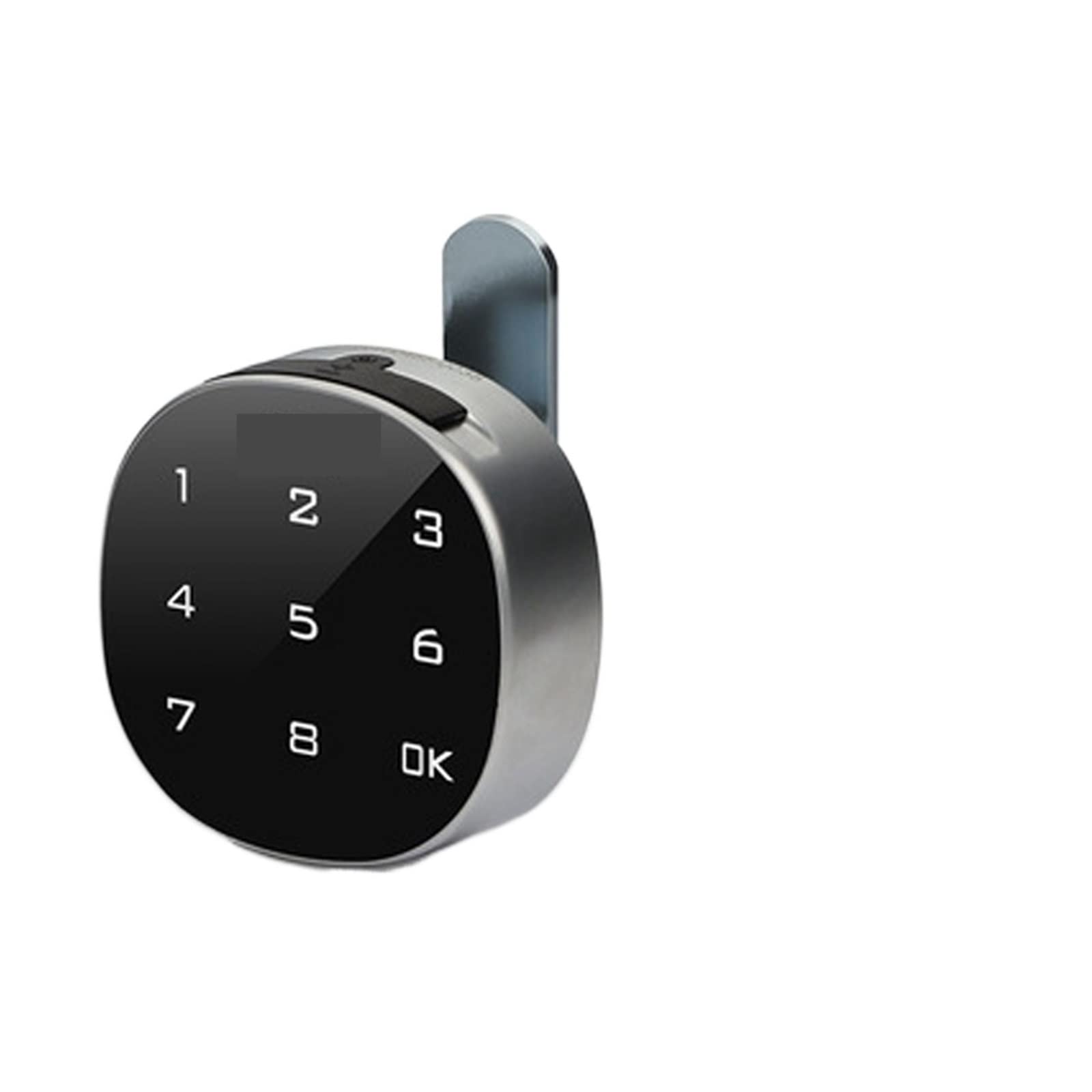 Pomo de puerta inteligente, Cerradura de huella digital Pantalla táctil seguridad Gabinete madera Teclado Cajón Oficina electrónica Manija de puerta de entrada sin llave(Password Version1,40mm)