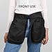 EHERDM Hundetrainer-Schürze mit mehreren Taschen und Hüftgurt, verstellbare Hundetrainingshose, wasserdichte Hundetrainingshose, Hundehandler-Kleidung für Outdoor-Trainingsaktivitäten, Schwarz, 16.53