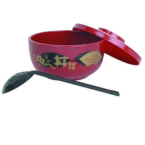 Thunder Group Japanese Noodle Bowl, Red