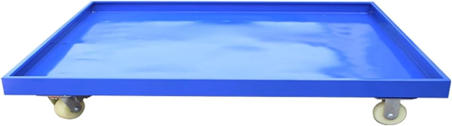 TIST Spill Containment Pallets Spill Containment Platforms Outdoor Warehouses Factory Garages Industrial Polyethylene Pallets Modular Pallets for Storing Stacked Paint Buckets(65x65x15CM)