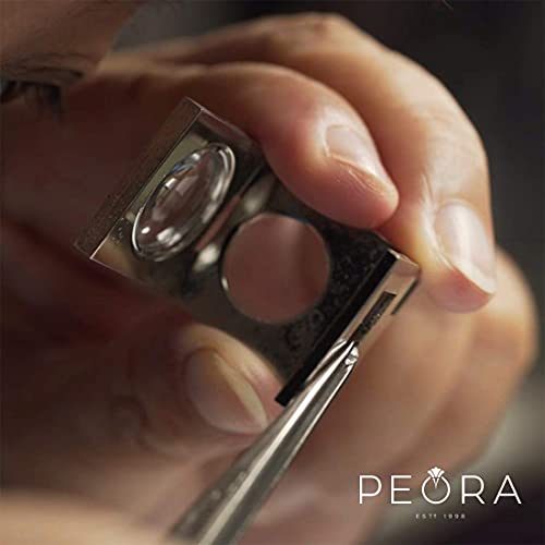 Peora Created Blue Sapphire Tennis Bracelet For Women 925 Sterling Silver, 12 Carats Total 16 Pieces Princess Cut, 7 1/4 Inch Length #TOP5