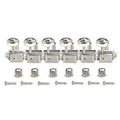WNWN Ensemble De 6R 6 Inline Nickel Vintage Guitare Tuning PEGS Têtes De Machine 15: 1 pour Guitare Électrique… - Les Beatles, Paul McCartney, John Lennon, RIngo Starr, George Harrison WNWN Ensemble De 6R 6 Inline Nickel Vintage Guitare Tuning PEGS Têtes De Machine 15: 1 pour Guitare Électrique… – Image 2