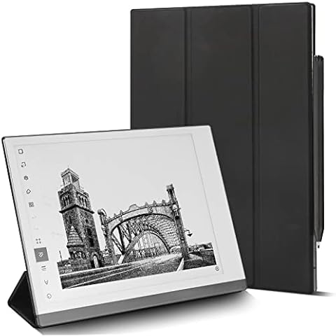 Case for Remarkable 2 Paper Tablet 10.3" 2020 Released, Book Folio Design, Anti-Scratch PU Leather Lightweight Cover Only for Remarkable 2 (Black) Cover