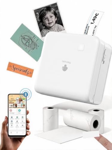 Phomemo M02 Pro Mini Impresora Termica, 300DPI Impresora Portátil