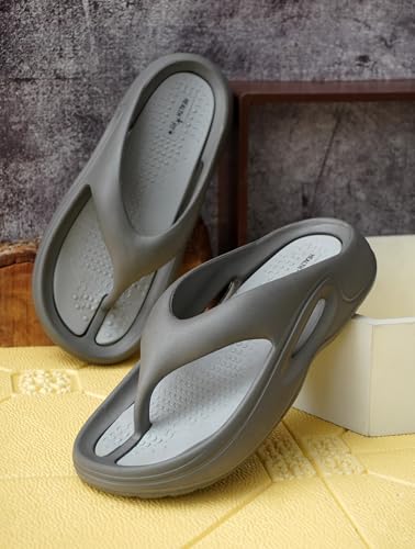 Image of HEALTH FIT Extra Soft Premium Slippers with Soft Acupressure Comfortable & Light Weight Stylish & Anti-Skid Classic Ultra Soft Casual Waterproof & Everyday Flip Flops HF147