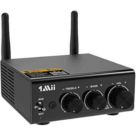 Amazon Co Jp 1mii パワーアンプ デジタルアンプ Bluetooth アンプ 車 5 0 オーディオ 小型 ミニ ハイレゾ ベース 100w 2 大出力 対応 ギター Ps4 Pc スピーカー ステレオシステム用 3 5mm Aux Rca アナログ 光デジタル入力端子 2 1ch サブウーファー B08