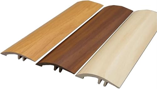 Miniatura 4 de HCZION Tira de transición de umbral de alfombra, tapetes para pisos, reductor de borde superpuesto, rampa de borde biselado de PVC, tira de umbral