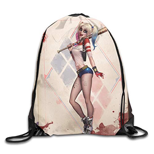 KANKANHAHA Harley Quinn Leisure Travel Trend - Mochila con cordón