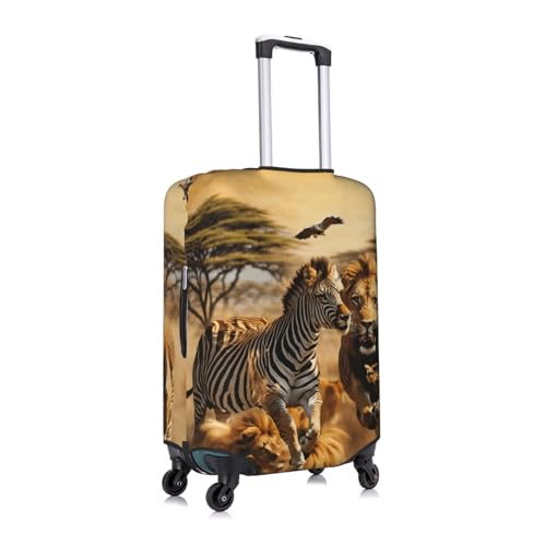 Zebra Animal Print Decorative Travel Luggage Cover Concealed Zipper Suitcases Anti Scratch Dustproof3