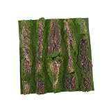 BESTonZON Aquarium Bark Dekoration Natürliche Landschafts Rückwand Wiederverwendbare Künstliche...