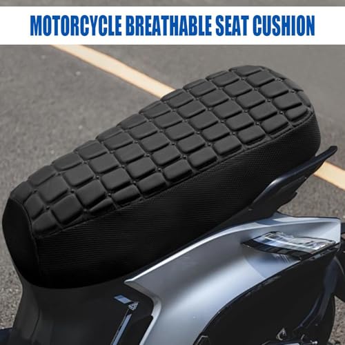 Cojín para asiento de moto transpirable que absorbe golpes 3